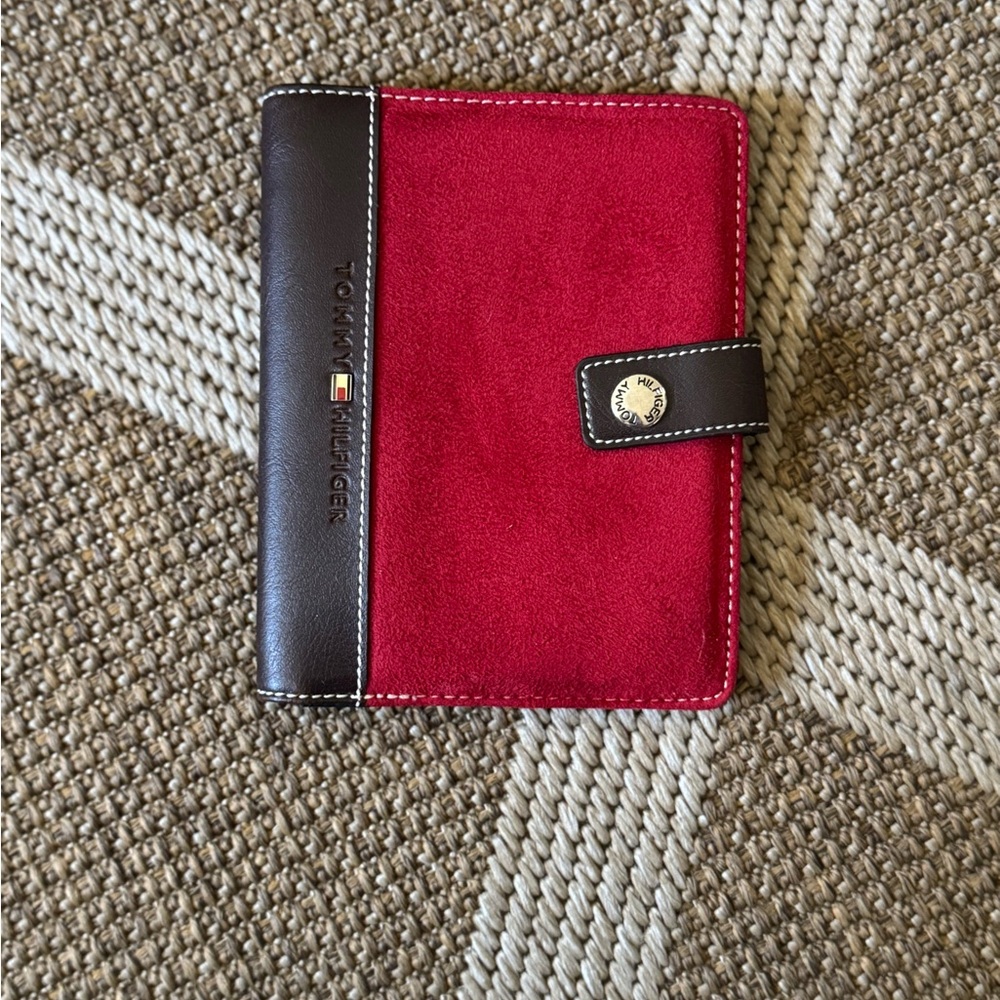 Tommy Hilfiger Suede Passport/ Note holder